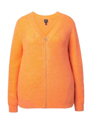 Foto van product Ulla Popken Gebreid vest lichtoranje