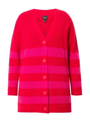Foto van product Ulla Popken Gebreid vest mauve / rood
