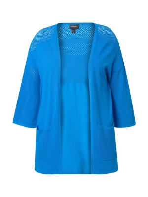 Foto van product Ulla Popken Gebreid vest royal blue / koningsblauw