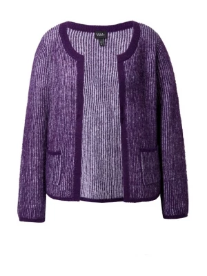 Foto van product Ulla Popken Gebreid vest violetblauw / donkerlila