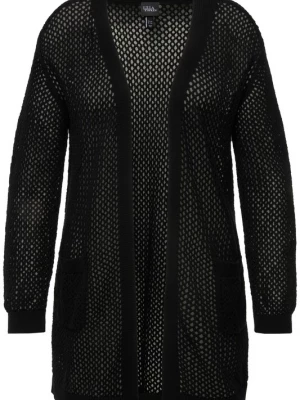 Foto van product Ulla Popken Gebreid vest zwart