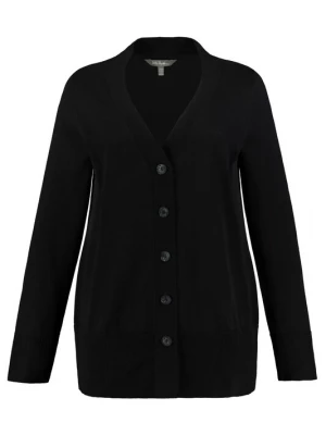 Foto van product Ulla Popken Gebreid vest zwart