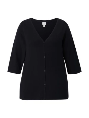 Foto van product Ulla Popken Gebreid vest zwart