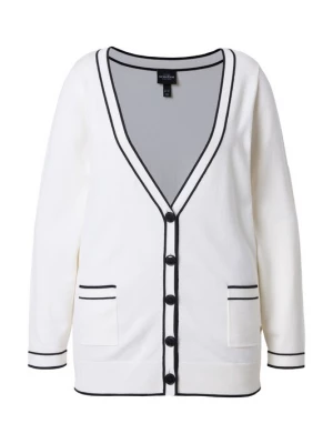 Foto van product Ulla Popken Gebreid vest zwart / offwhite