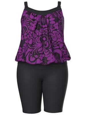 Foto van product Ulla Popken Jumpsuit lila / zwart