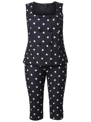Foto van product Ulla Popken Jumpsuit zwart / wit