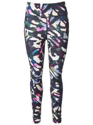 Foto van product Ulla Popken Leggings blauw / groen / lichtroze / zwart