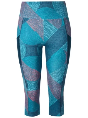 Foto van product Ulla Popken Leggings cyaan blauw / petrol / oranje