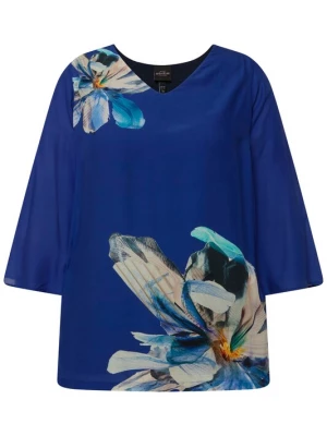 Foto van product Ulla Popken Oversized shirt blauw / gemengde kleuren