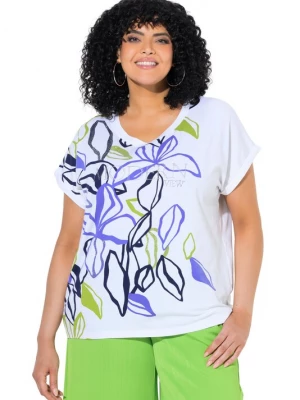 Foto van product Ulla Popken Oversized shirt gemengde kleuren / offwhite