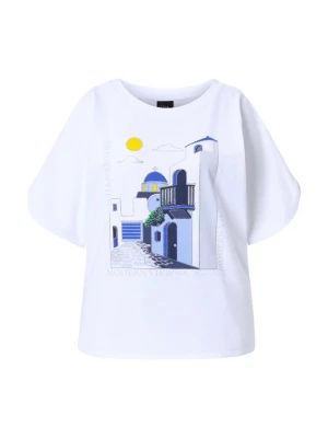 Foto van product Ulla Popken Oversized shirt gemengde kleuren / offwhite