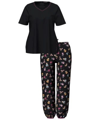 Foto van product Ulla Popken Pyjama beige / zwart