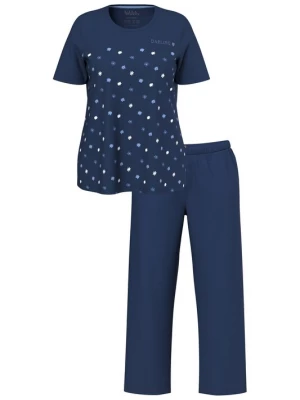 Foto van product Ulla Popken Pyjama donkerblauw / wit