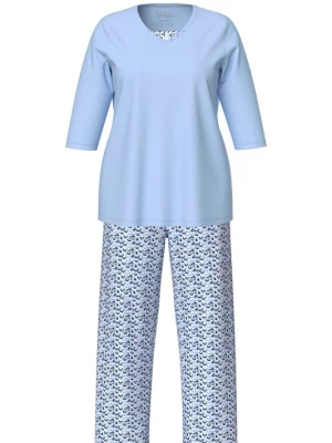 Foto van product Ulla Popken Pyjama lichtblauw / donkerblauw