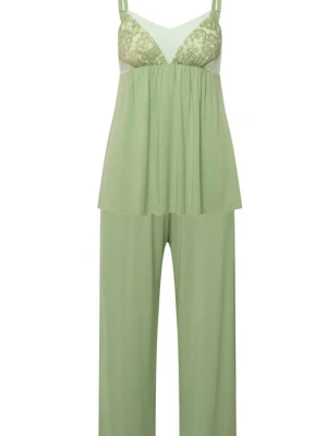 Foto van product Ulla Popken Pyjama pastelgroen