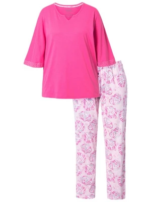 Foto van product Ulla Popken Pyjama pink / wit
