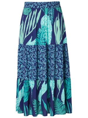 Foto van product Ulla Popken Rok blauw / donkerblauw