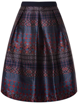 Foto van product Ulla Popken Rok blauw / marine / bordeaux / zwart
