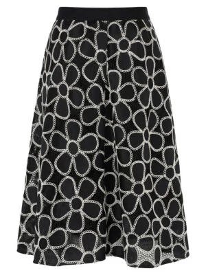 Foto van product Ulla Popken Rok geel / zwart