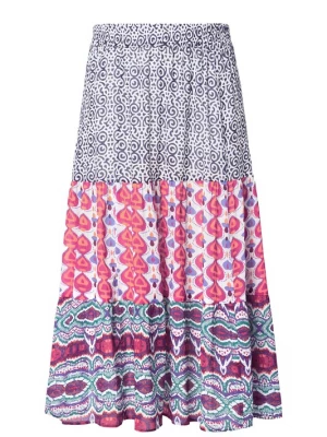 Foto van product Ulla Popken Rok gemengde kleuren
