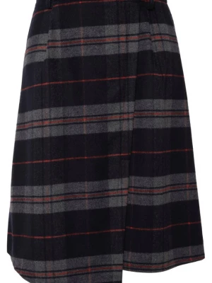 Foto van product Ulla Popken Rok grijs / rood / zwart