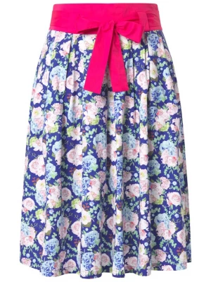 Foto van product Ulla Popken Rok hemelsblauw / gemengde kleuren