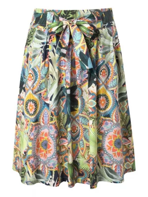 Foto van product Ulla Popken Rok marine / lichtblauw / lichtgroen / oranje