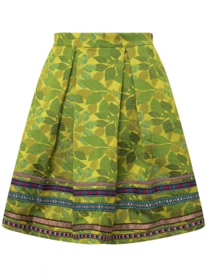 Foto van product Ulla Popken Rok olijfgroen / gemengde kleuren
