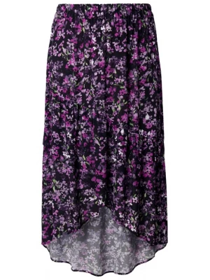 Foto van product Ulla Popken Rok olijfgroen / lila / lavendel / zwart