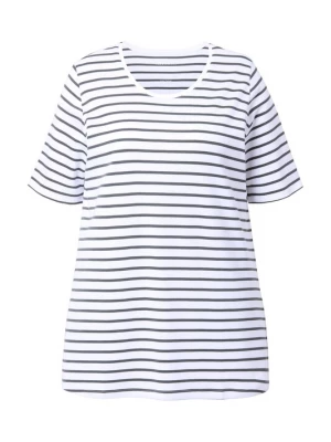 Foto van product Ulla Popken Shirt antraciet / natuurwit
