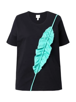 Foto van product Ulla Popken Shirt aqua / zwart