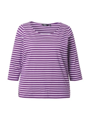 Foto van product Ulla Popken Shirt aubergine / wit