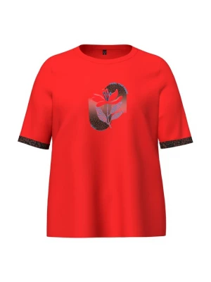 Foto van product Ulla Popken Shirt azuur / bruin / rood