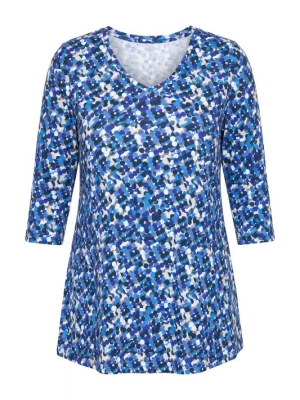 Foto van product Ulla Popken Shirt azuur / wit