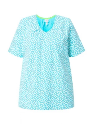 Foto van product Ulla Popken Shirt azuur / wit