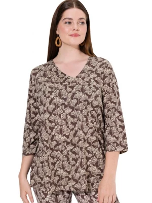 Foto van product Ulla Popken Shirt beige / bruin