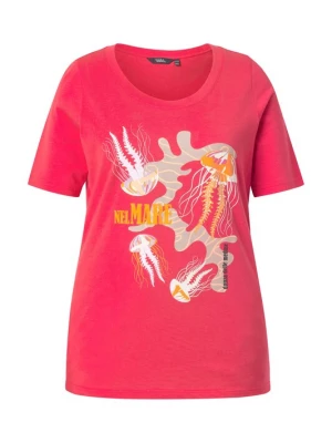 Foto van product Ulla Popken Shirt beige / gemengde kleuren / oranje / pink