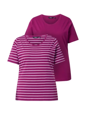 Foto van product Ulla Popken Shirt bessen / wit