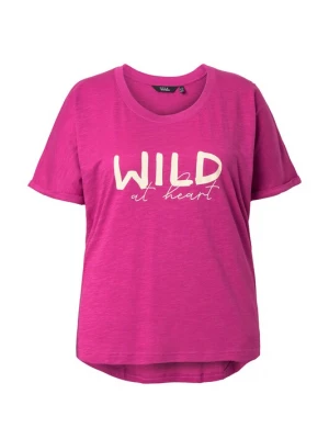 Foto van product Ulla Popken Shirt bessen / wit