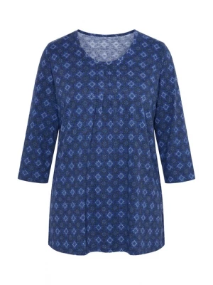 Foto van product Ulla Popken Shirt blauw / donkerblauw