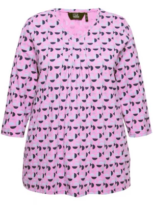 Foto van product Ulla Popken Shirt blauw / donkerblauw / grijs / lila