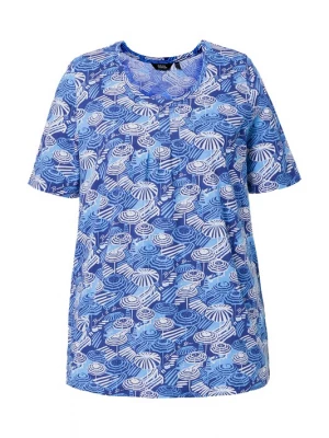 Foto van product Ulla Popken Shirt blauw / enziaan / lichtblauw