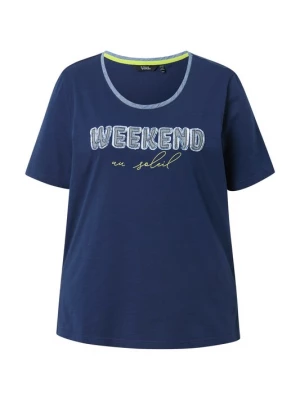 Foto van product Ulla Popken Shirt blauw / geel / grijs