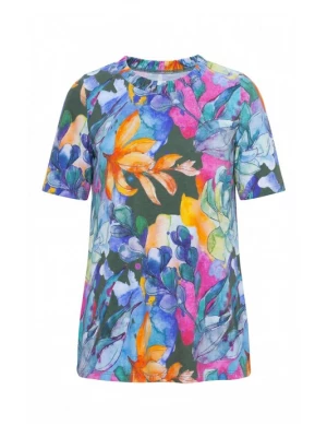 Foto van product Ulla Popken Shirt blauw / geel / pink