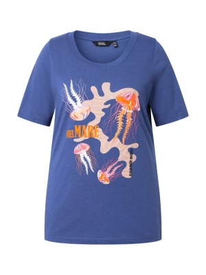 Foto van product Ulla Popken Shirt blauw / gemengde kleuren / oranje / rosa
