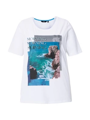 Foto van product Ulla Popken Shirt blauw / gemengde kleuren / wit