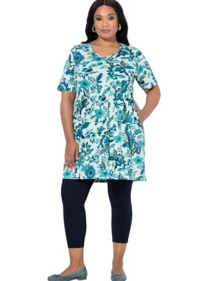 Foto van product Ulla Popken Shirt blauw / offwhite