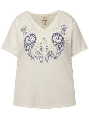 Foto van product Ulla Popken Shirt blauw / offwhite