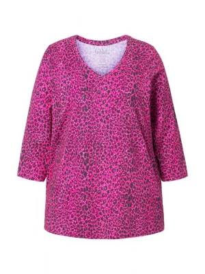 Foto van product Ulla Popken Shirt blauw / pink / magenta