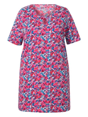 Foto van product Ulla Popken Shirt blauw / pink / rood / wit